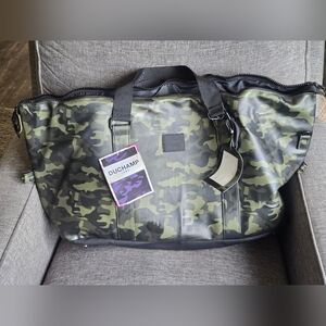 Duchamp London Rubberized Camo Tote Duffle Bag * NO STRAP *